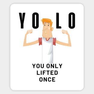 YOLO Skinny Man Edition Sticker